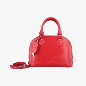 Louis Vuitton Alma BB Coquelicot Epi Handbag